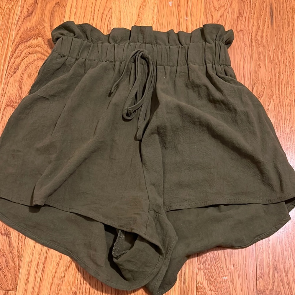 Army Green high waisted shorts